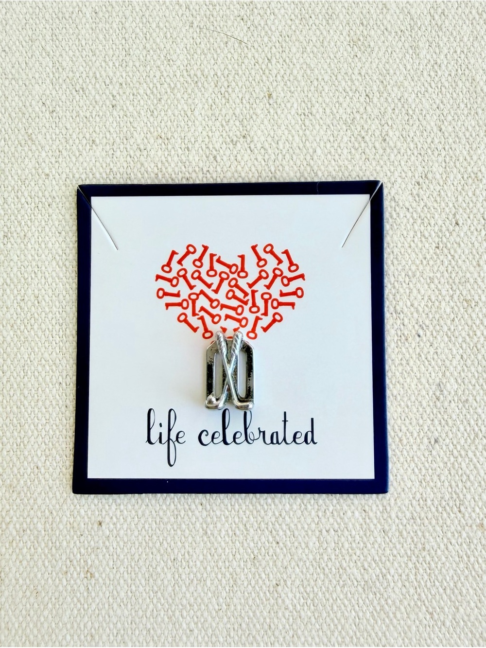*Silver Clubs Charm* Retired KEEP COLLECTIVE